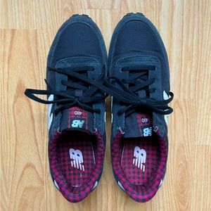 New Balance 410 Black Buffalo Plaid Shoes